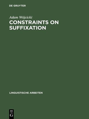 cover image of Constraints on Suffixation